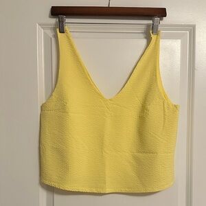 Yellow Sleeveless Top